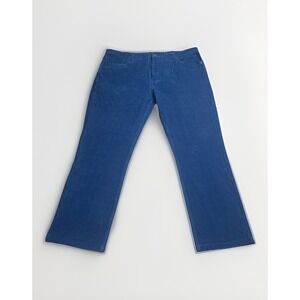 Levis 511 Jeans Mens 42x32 Blue Cotton Blend Stretch Straight Leg Corduroy Pants